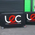 Custom Stickers for Logan Entertainment Centre Food Trolleys