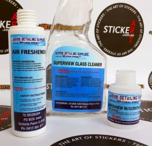 Custom Product Labels for Aussie Detailing Supplies Victoria Point, Brisbane