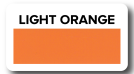 100mm (4in) x 45 Metres Striping Roll - Light Orange