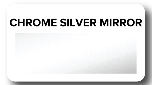 75mm  (3in) x 22.5 Metres Striping Roll - Chrome Silver Mirror