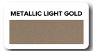 9mm (3/8in) x 45 Metres Striping Roll - Metallic Light Gold
