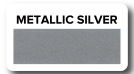 25mm (1in) x 45 Metres Striping Roll - Metallic Silver