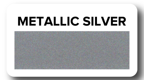 75mm (3in) x 15 Metres Striping Roll - Metallic Silver