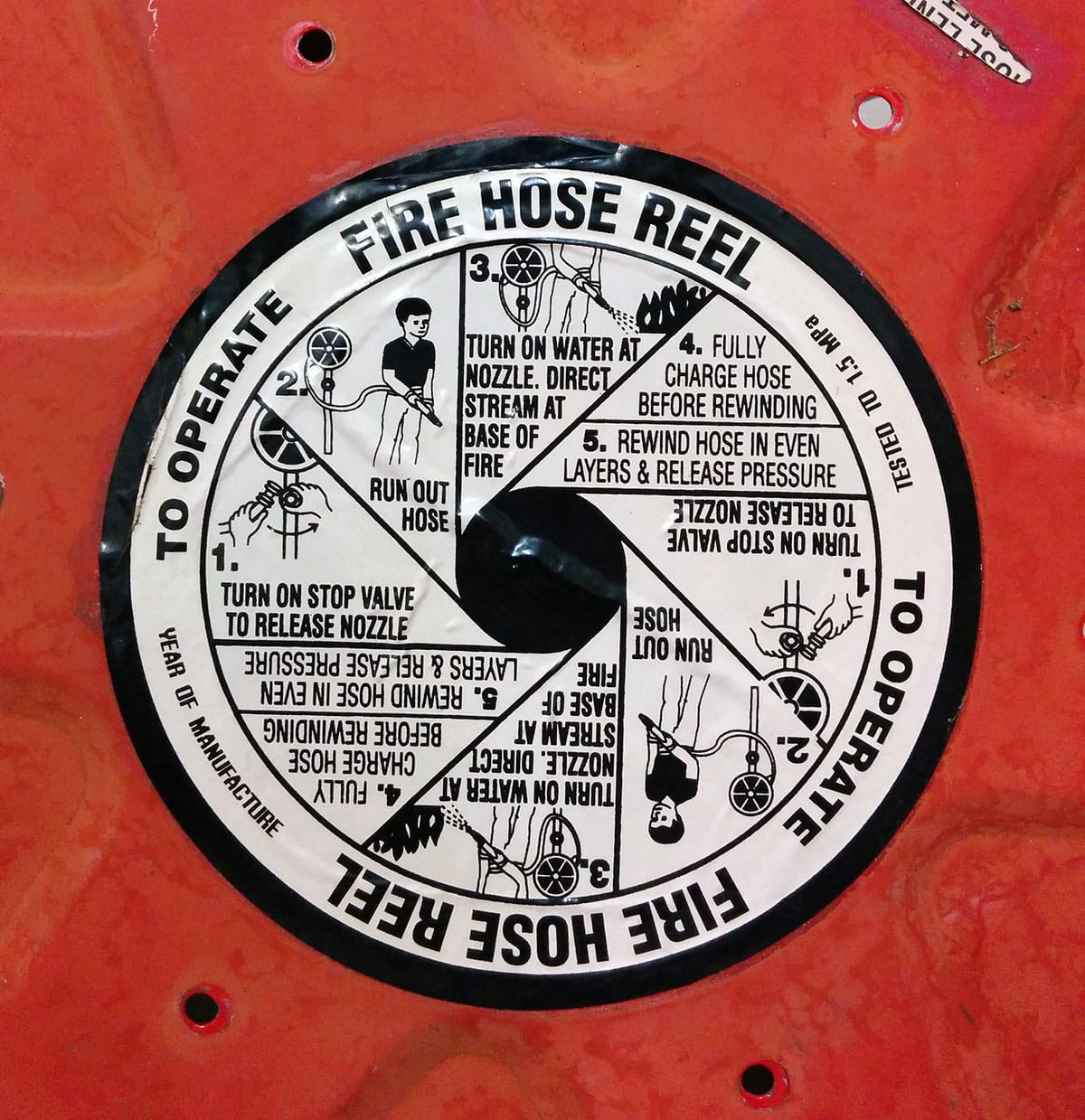 Original Fire Hose Reel Sticker – The Art of Stickers – Australia