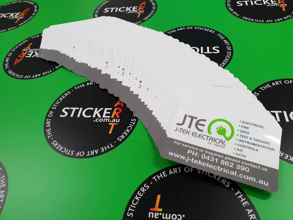 Service stickers for J-Tek Electrical