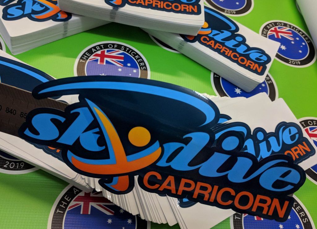 Custom Stickers for Skydive Capricorn