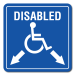 Disabled Multi Directional Arrows