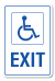 Disabled Exit - Inversed
