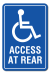 Disabled Access at Rear