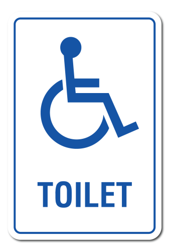 Disabled Toilet - Inversed