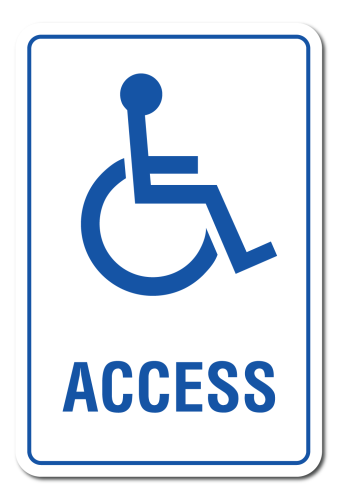 Disabled Access - Inversed