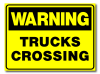 Warning - Trucks Crossing