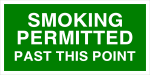 Smoking Permitted Past This Point
