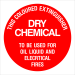 Dry Chemical Extinguisher Dry Chemical Oil Liquid Electrical Fire