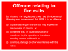 Offence Relating To Fire Exits