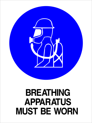 Mandatory - Breathing Apparatus Must Be Worn