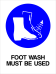 Mandatory - Foot Wash Must Be Used