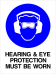 Mandatory - Hearing & Eye Protection Must Be Worn