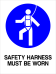 Mandatory - Safety Harness Must Be Worn