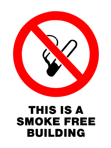 Prohibition - This Is A Smoke Free Building