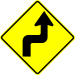 Traffic Signs - Bends Ahead