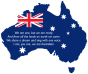 Australia Shape Aussie Flag - We Are Australian