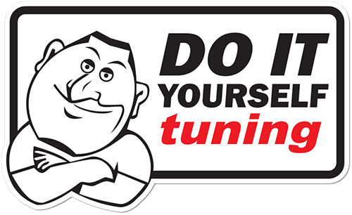 Do It Yourself Tuning Printed Sticker