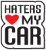 Haters Love My Car Printed Sticker