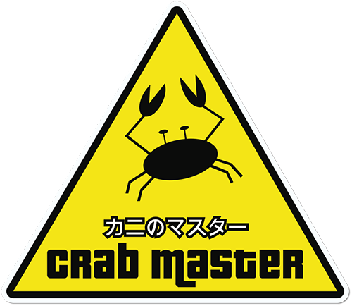 Crab Master Printed Sticker