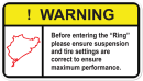 Warning Ensure Maximum Performance Printed Sticker