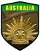 AU Rising Sun Badge Shield