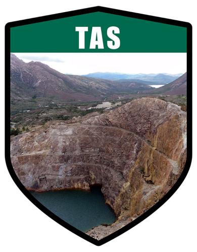 TAS Shield Queenstown Mine Pit