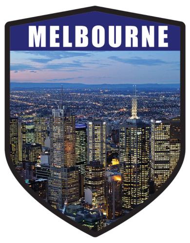 VIC Melbourne City Shield Arial View