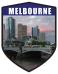 VIC Melbourne City Shield Melbourne River Bridge