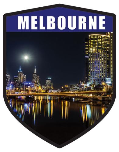 VIC Melbourne City Shield Night Lights