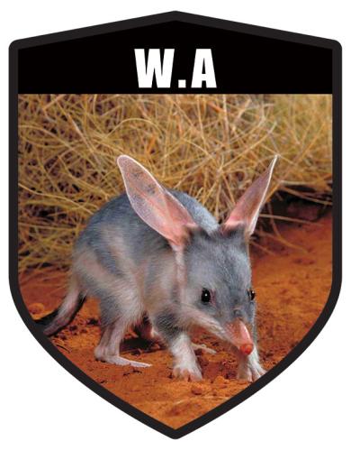 WA Animal Bilby Shield