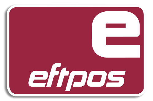 EFTPOS with E Logo with White Outline