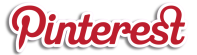Pinterest Logo with Outline