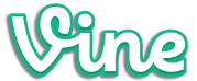 Vine Logo with Background with Outline