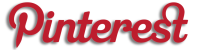 Pinterest Logo Contour Cut