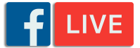 Facebook Live Logo Contour Cut