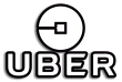 Uber Logo Background With Outline