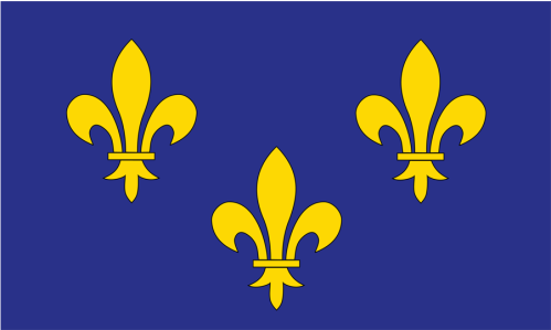 France Ile De France - Flag
