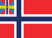 Norwegian Union Flag Fed - Flag