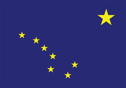 USA Alaska - Flag