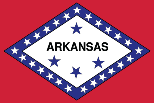 USA Arkansas - Flag