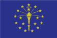 USA Indiana - Flag