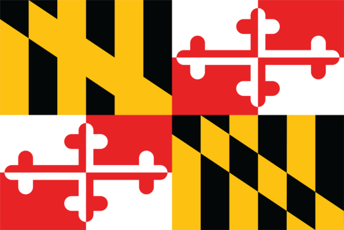 USA Maryland - Flag