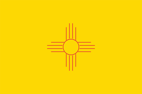 USA New Mexico - Flag