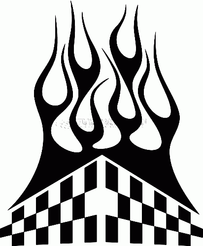 Chequered Flame RCFLAMES-035